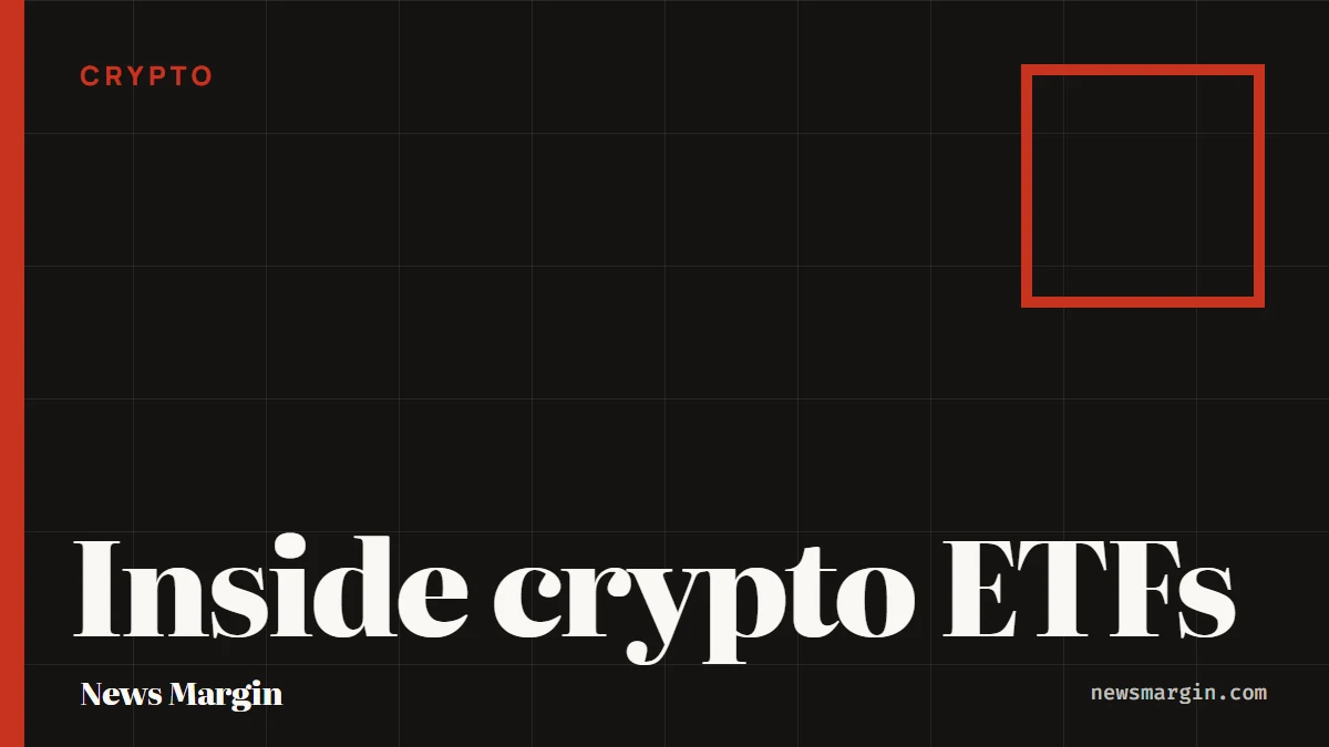 Crypto ETFs explained: what you own, what you pay, how they work