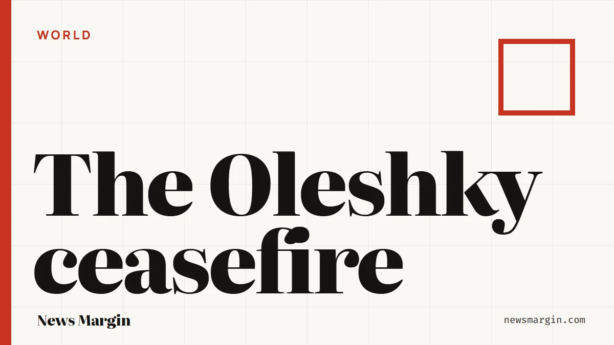 Oleshky ceasefire: what was agreed?