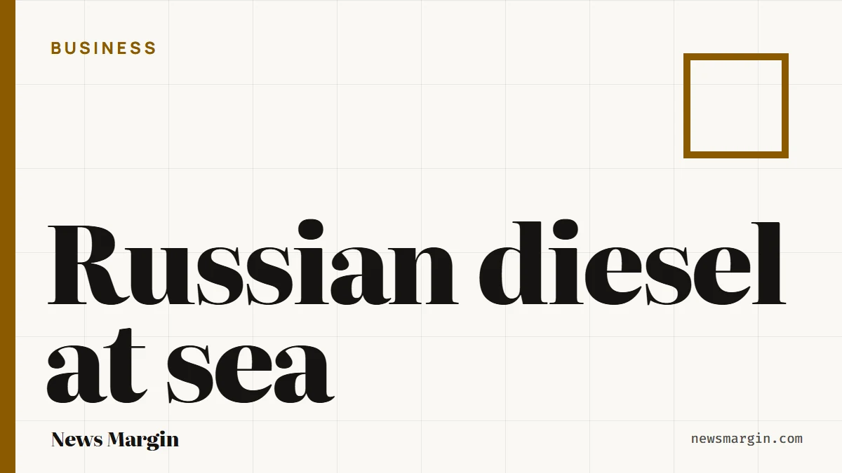 Why EU sanctions still let a Maltese tanker carry Russian diesel